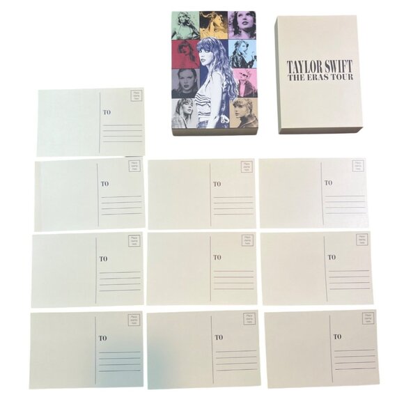 Taylor Swift The Eras Tour Collectible Postcard Set - 10 Cards - Picture 2 of 2